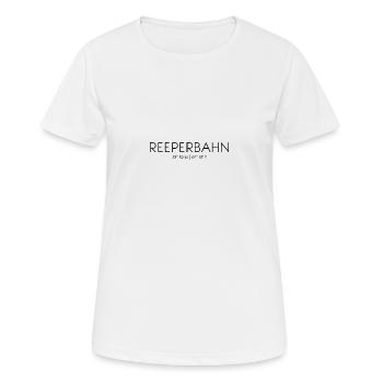 Reeperbahn, Hamburg, St. Pauli, Sinful Mile - Women's Breathable T-Shirt - white - Front - AI Model Female 172 dark (172cm)