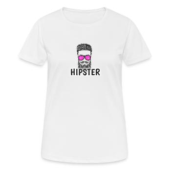 HIPSTER - Women's Breathable T-Shirt - white - Front - AI Model Female 172 dark (172cm)