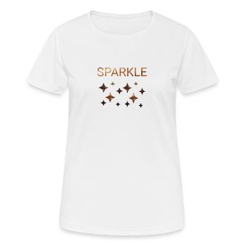 Sparkle lamp - Women's Breathable T-Shirt - white - Front - AI Model Female 172 dark (172cm)
