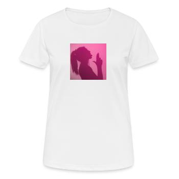 esthétique - T-shirt respirant Femme - blanc - Devant - AI Model Female 172 dark (172cm)