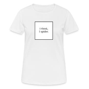 I think I spider - Women's Breathable T-Shirt - white - Front - AI Model Female 172 dark (172cm)