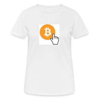btc - T-shirt respirant Femme - blanc - Devant - AI Model Female 172 dark (172cm)