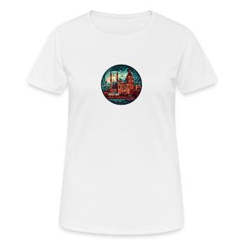 Türkische Architektur - Frauen T-Shirt atmungsaktiv - Weiß - Vorne - AI Model Female 172 dark (172cm)