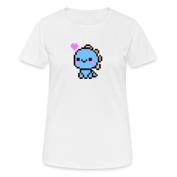 Cute Light Blue Dino - Women's Breathable T-Shirt - white - Front - AI Model Female 172 dark (172cm)