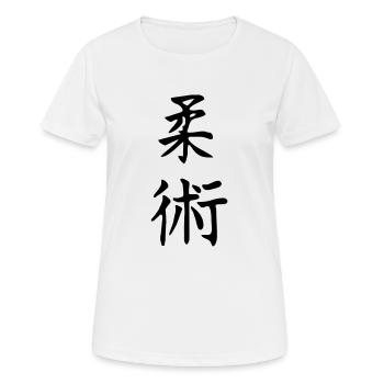 jujutsu - Frauen T-Shirt atmungsaktiv - Weiß - Vorne - AI Model Female 172 dark (172cm)