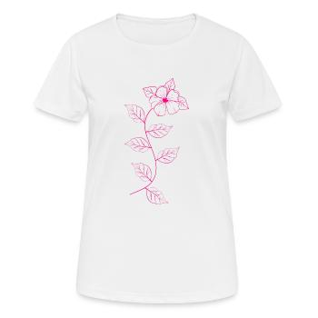 Florist Flower Plant Nature Gardener - Women's Breathable T-Shirt - white - Front - AI Model Female 172 dark (172cm)
