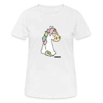 Unity No. 2 - Women's Breathable T-Shirt - white - Front - AI Model Female 172 dark (172cm)
