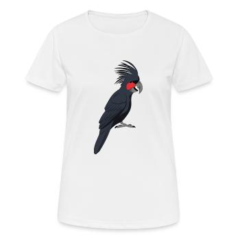 Palm Cockatoo - T-shirt respirant Femme - blanc - Devant - AI Model Female 172 dark (172cm)