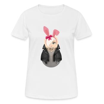 Matroschka Bonny - Frauen T-Shirt atmungsaktiv - Weiß - Vorne - AI Model Female 172 dark (172cm)
