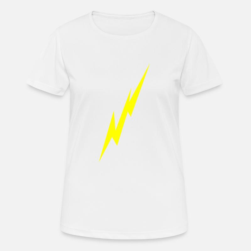Éclair - T-shirt respirant Femme - blanc