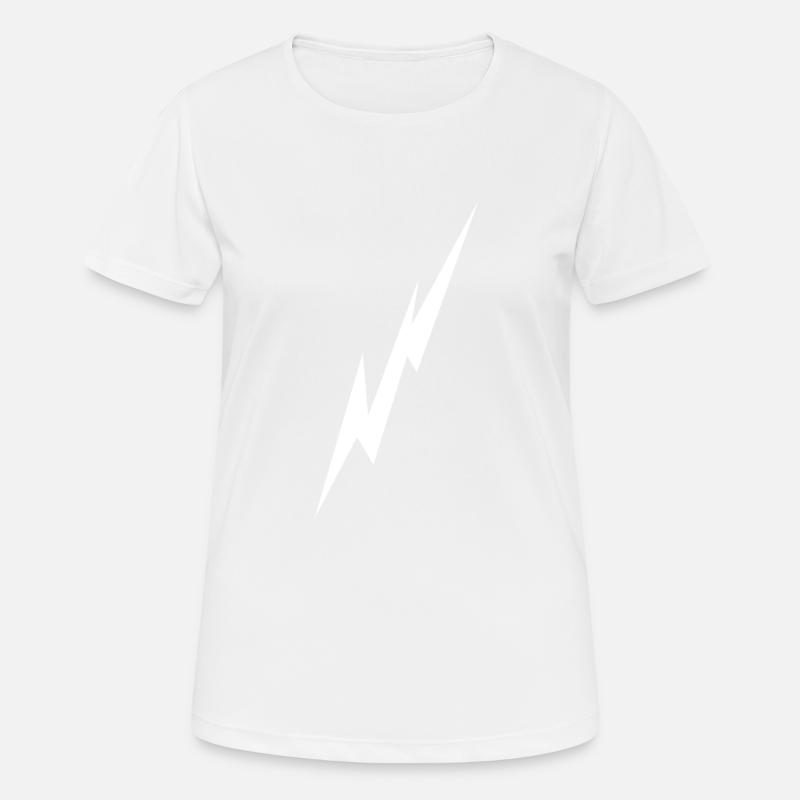 Éclair - T-shirt respirant Femme - blanc