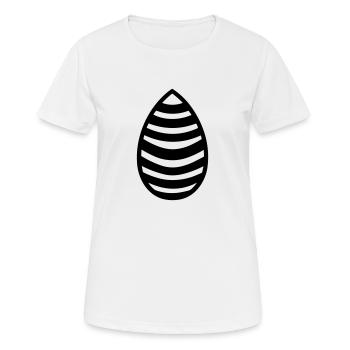 Easter egg - Women's Breathable T-Shirt - white - Front - AI Model Female 172 dark (172cm)