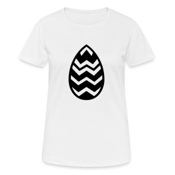 Easter eggs - Women's Breathable T-Shirt - white - Front - AI Model Female 172 dark (172cm)