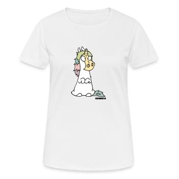 Unity No. 1 - Women's Breathable T-Shirt - white - Front - AI Model Female 172 dark (172cm)