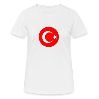 Turquie - T-shirt respirant Femme - blanc - Devant - AI Model Female 172 dark (172cm)