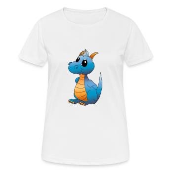 Blue Dragon - T-shirt respirant Femme - blanc - Devant - AI Model Female 172 dark (172cm)