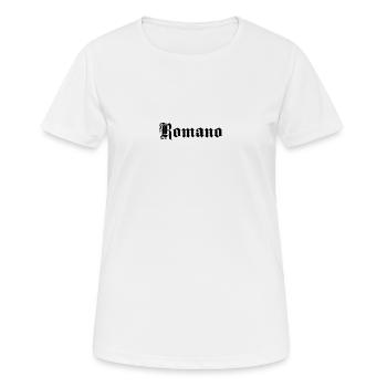 Romano - T-shirt respirant Femme - blanc - Devant - AI Model Female 172 dark (172cm)
