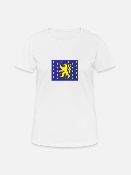 Franche Comté - T-shirt respirant Femme - blanc
