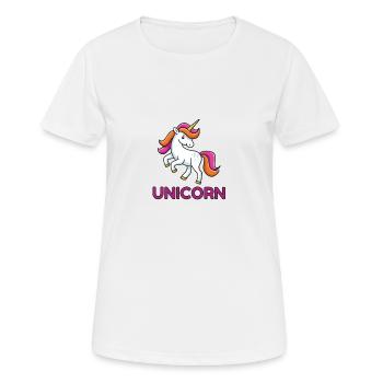 Unicorn - Unicorn - Women's Breathable T-Shirt - white - Front - AI Model Female 172 dark (172cm)