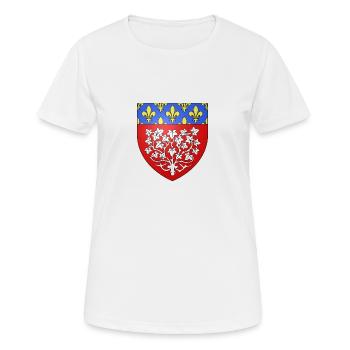 Wappen Amiens - Frauen T-Shirt atmungsaktiv - Weiß - Vorne - AI Model Female 172 dark (172cm)