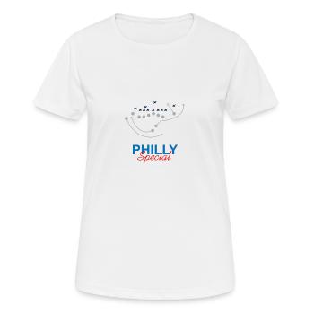 Philly Special - Women's Breathable T-Shirt - white - Front - AI Model Female 172 dark (172cm)