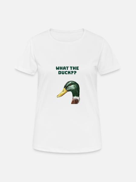What the duck?? - Frauen T-Shirt atmungsaktiv - Weiß