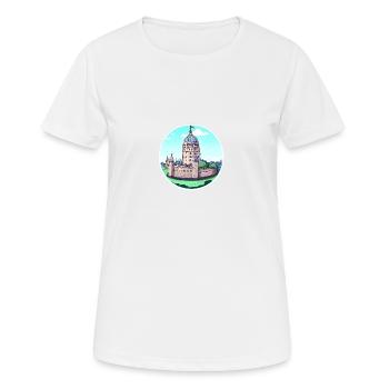 Türkische Architektur - Frauen T-Shirt atmungsaktiv - Weiß - Vorne - AI Model Female 172 dark (172cm)