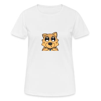 Hunde heilen was sie nicht verletzen - Frauen T-Shirt atmungsaktiv - Weiß - Vorne - AI Model Female 172 dark (172cm)