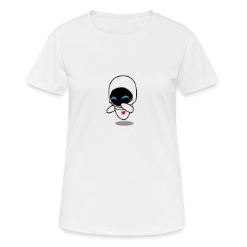 fin - Women's Breathable T-Shirt - white - Front - AI Model Female 172 dark (172cm)