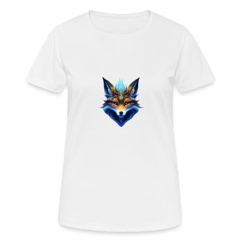 Fuchs - Frauen T-Shirt atmungsaktiv - Weiß - Vorne - AI Model Female 172 dark (172cm)