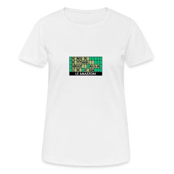 The Wheel of Fortune - Women's Breathable T-Shirt - white - Front - AI Model Female 172 dark (172cm)