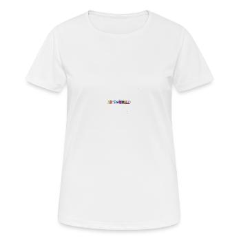 Astro Monde - T-shirt respirant Femme - blanc - Devant - AI Model Female 172 dark (172cm)
