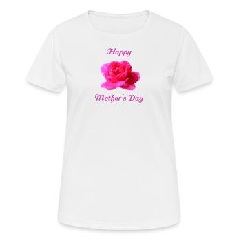 Mother's Day Mothers day - Women's Breathable T-Shirt - white - Front - AI Model Female 172 dark (172cm)