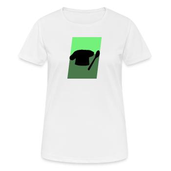 Backwaren Muffin Bäckerei - Frauen T-Shirt atmungsaktiv - Weiß - Vorne - AI Model Female 172 dark (172cm)