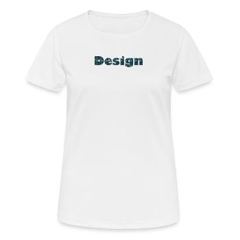 design - Women's Breathable T-Shirt - white - Front - AI Model Female 172 dark (172cm)