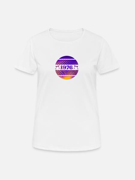 1976 - T-shirt respirant Femme - blanc