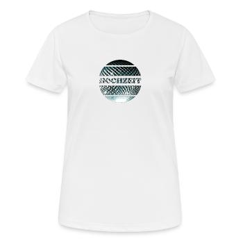 Hochzeit elegantes Partydesign - Frauen T-Shirt atmungsaktiv - Weiß - Vorne - AI Model Female 172 dark (172cm)