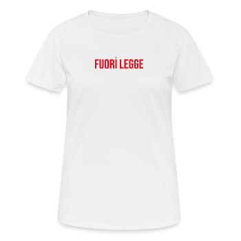 Hors La Loi - T-shirt respirant Femme - blanc - Devant - AI Model Female 172 dark (172cm)