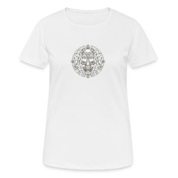 Baroque Elegance - Women's Breathable T-Shirt - white - Front - AI Model Female 172 dark (172cm)