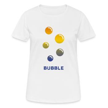 Bubble - T-shirt respirant Femme - blanc - Devant - AI Model Female 172 dark (172cm)