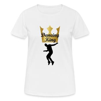 Danse Danse Musique - T-shirt respirant Femme - blanc - Devant - AI Model Female 172 dark (172cm)