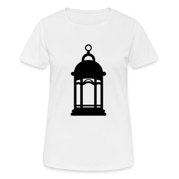lanterne - T-shirt respirant Femme - blanc - Devant - AI Model Female 172 dark (172cm)