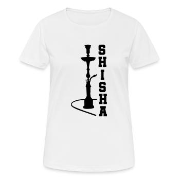 narguilé - T-shirt respirant Femme - blanc - Devant - AI Model Female 172 dark (172cm)