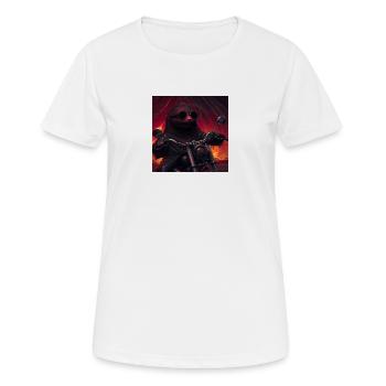 Molly - Frauen T-Shirt atmungsaktiv - Weiß - Vorne - AI Model Female 172 dark (172cm)