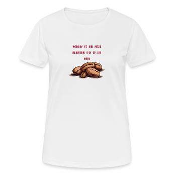 Le lundi est le meilleur jour de la semaine - T-shirt respirant Femme - blanc - Devant - AI Model Female 172 dark (172cm)