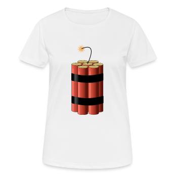 Dynamite TNT - Women's Breathable T-Shirt - white - Front - AI Model Female 172 dark (172cm)