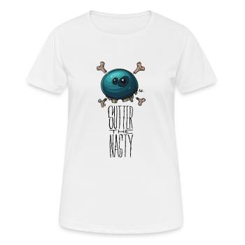 SufferTheNasty [00110001] - T-shirt respirant Femme - blanc - Devant - AI Model Female 172 dark (172cm)