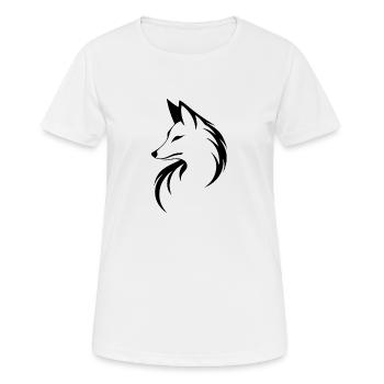 Fox Foxes - Women's Breathable T-Shirt - white - Front - AI Model Female 172 dark (172cm)