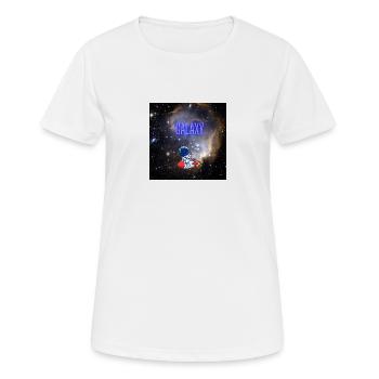 Galaxy V 2 - T-shirt respirant Femme - blanc - Devant - AI Model Female 172 dark (172cm)