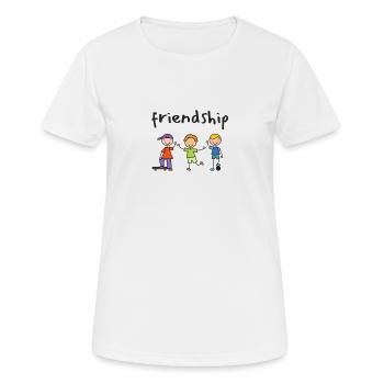 Back To School - Women's Breathable T-Shirt - white - Front - AI Model Female 172 dark (172cm)